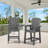 Wolak HDPE Outdoor Adirondack Chair Set With Table-920299632
