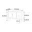 Buffet de rangement multifonctionnel 51,18 po
