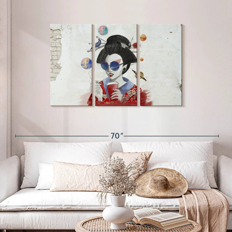 Geisha urbaine Leisha, H 28 po x l 45 po
