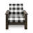 Valenzuela Accent Chair with Geometric Cushion