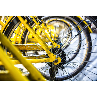 Roue de vélo - photographie sur toile