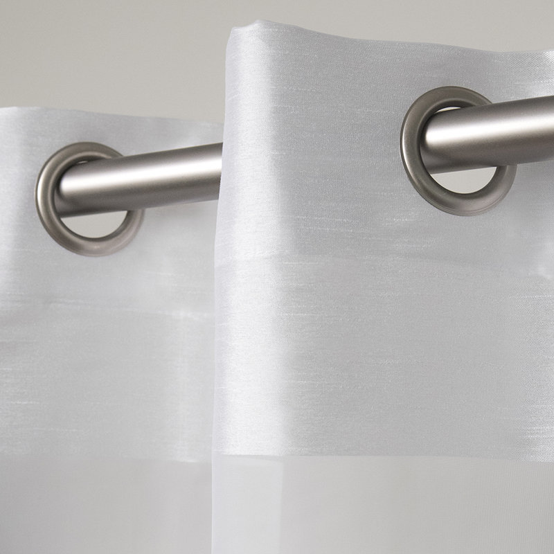 Paire de rideaux transparents avec œillets Ghevont, L 54 po x L 108 po