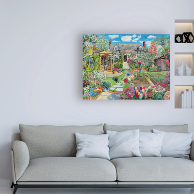 Reproduction d’art sur toile « A Spring Garden » par Trevor Mitchell