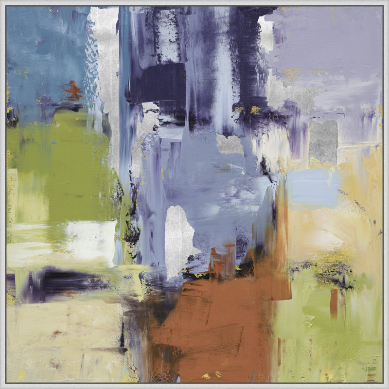 Outside the Grid' Framed Print on Canvas