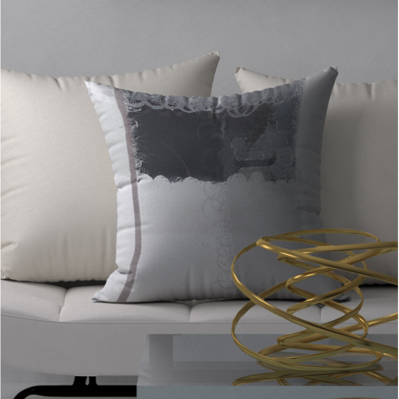 Reversible Throw Pillow, 18" x 18"