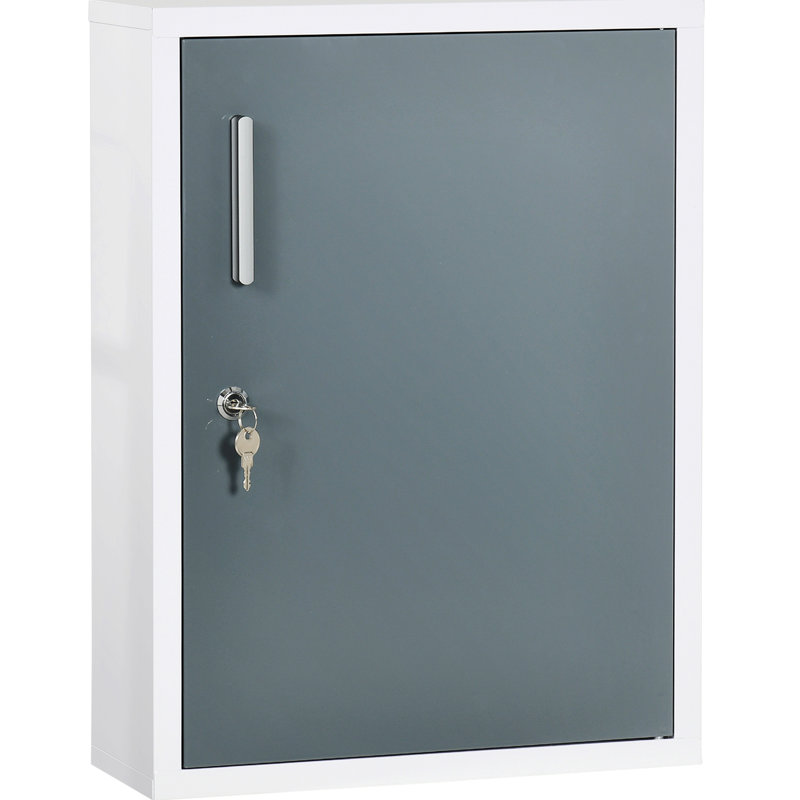 Armoire à pharmacie de salle de bain avec tablettes, armoire médicale verrouillable