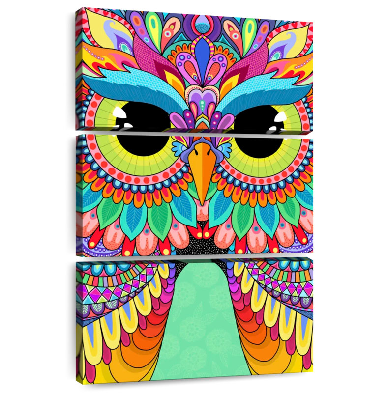 Brampt Rainbow Hoot, 38" H x 24" W