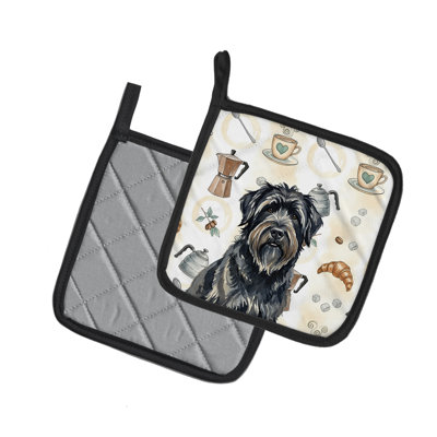 Paire de poignées Bouvier des Flandres
