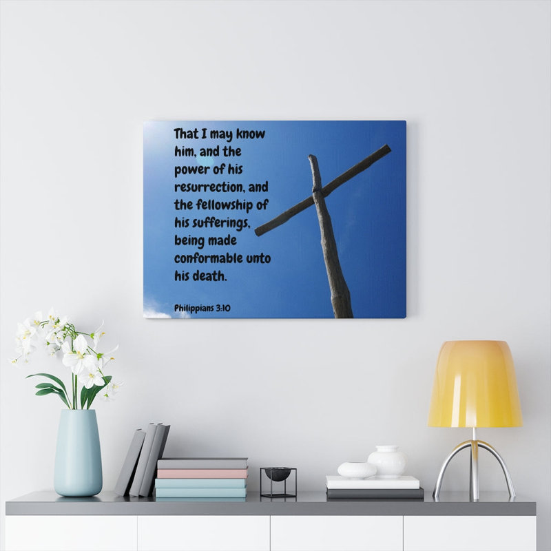 Resurrection Philippians 3:10 - Wrapped Canvas Print, 61cm H x 76cm W