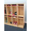 Casier de rangement pour 2 sections