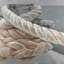 Impression sur toile avec cordes d'attache