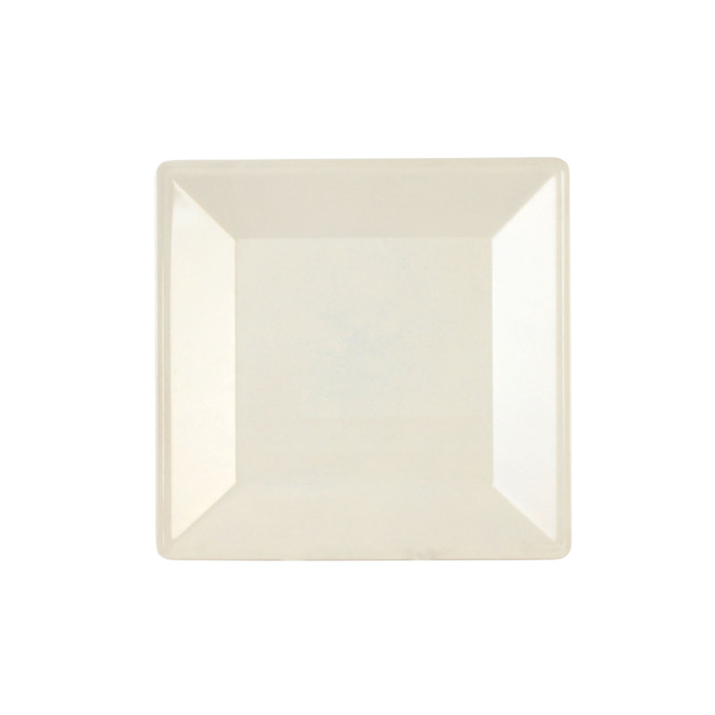 Plateau en mélamine carré Passion, H 0,43 po x l 4 po x P 4 po, Perle