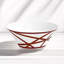 Missoni Salad Bowl Nastri Bordeaux  Diam 10.43" , H 4.33"