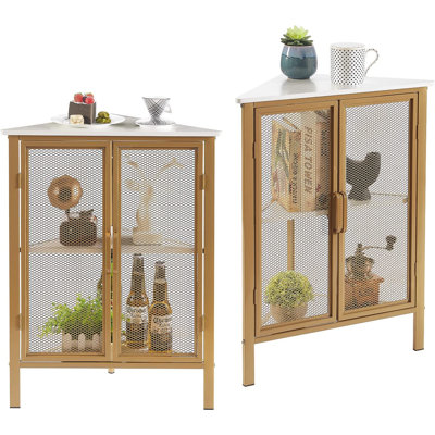 2 - Door Corner Accent Cabinet