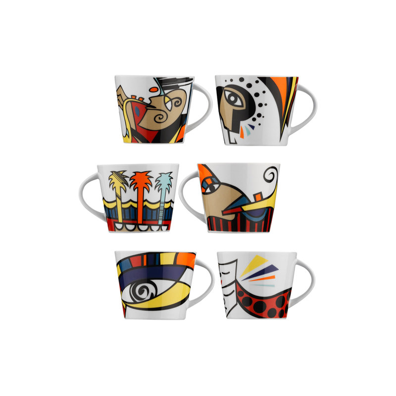 Ensemble de 6 tasses à espresso Wilhelm