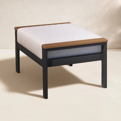 Repose-pieds d'extérieur avec coussin Sunbrella®