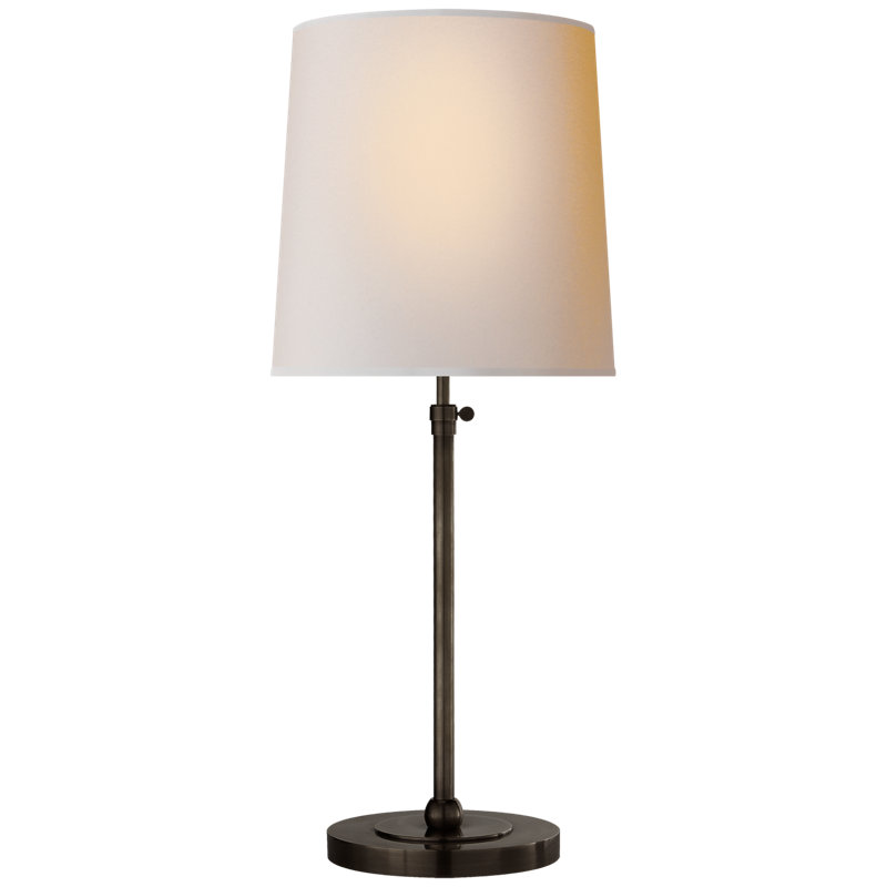 Thomas O'Brien Bryant Large Table Lamp, Bronze, Fabric