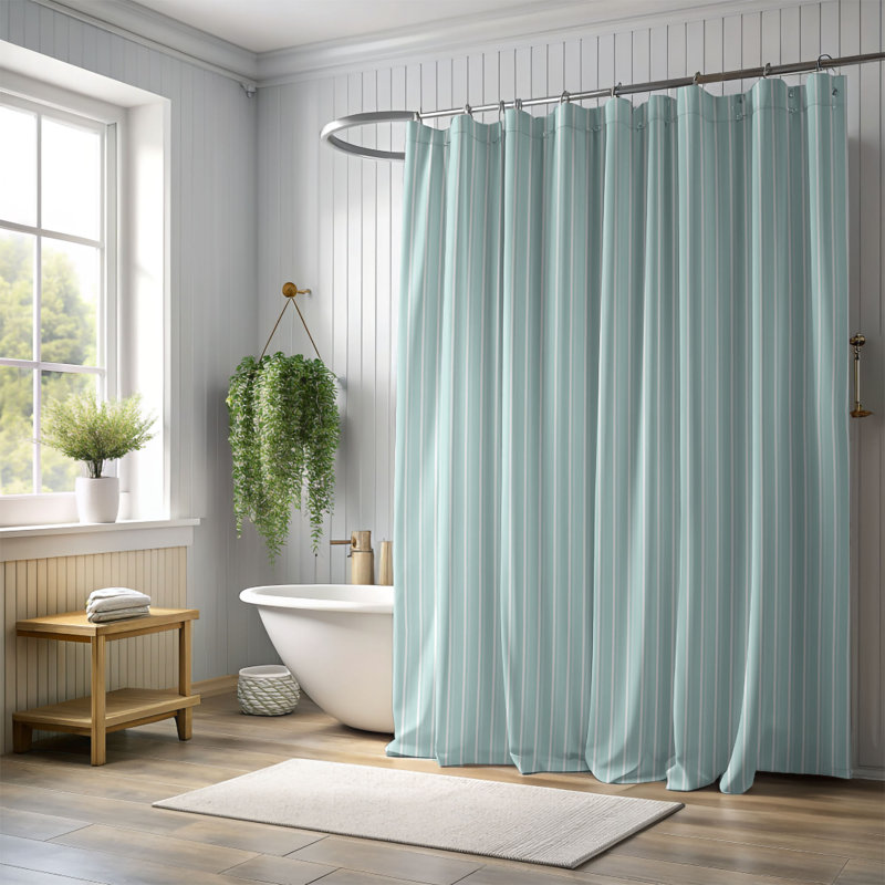 Elegant Grid - Premium Shower Curtain_0051, 74"H x 71"W