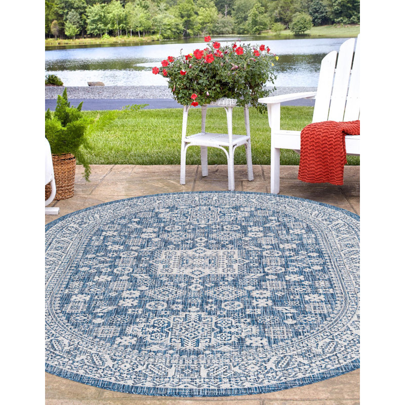 Anariya Indoor / Outdoor Rug, Oval 3'3" x 5'3"