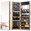 Armoire à bijoux avec miroir pleine longueur 14,5 po