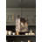 Mini-luminaire suspendu 1 lumière Metropolitan Geo-Gem