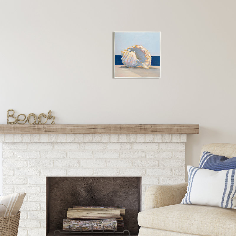 «Stupell Industries Nautical Conch», peinture sur plaque murale par Ethan Harper