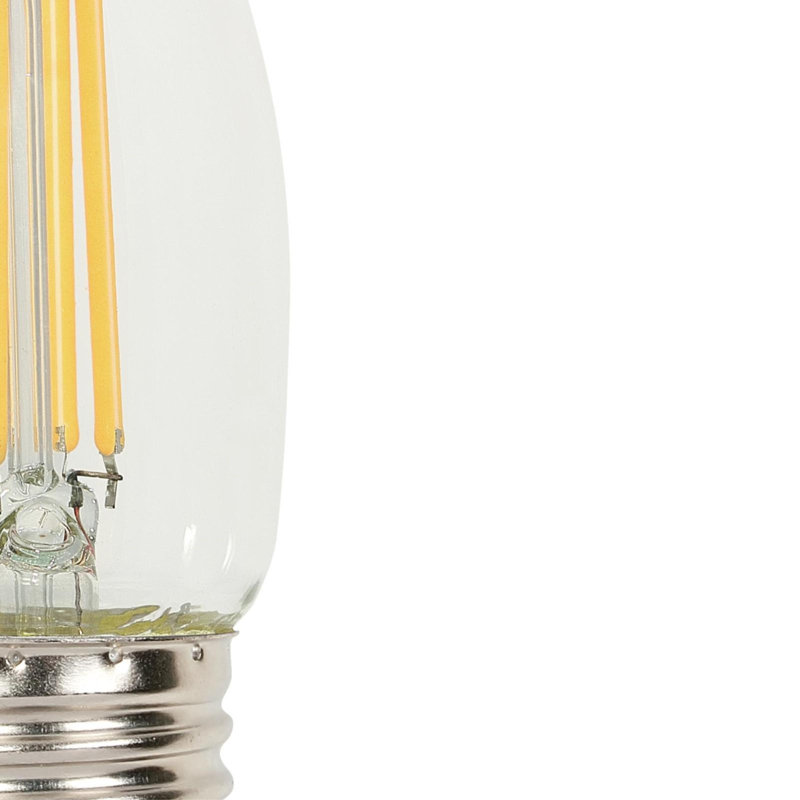 4.5 Watt (60 Watt Equivalent) Clear B11 Dimmable Filament LED Light Bulb, Medium Base, 6 Pack
