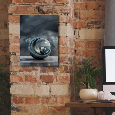Latitude Run® 'Contemplation' by r3darch0n Canvas Wall Art