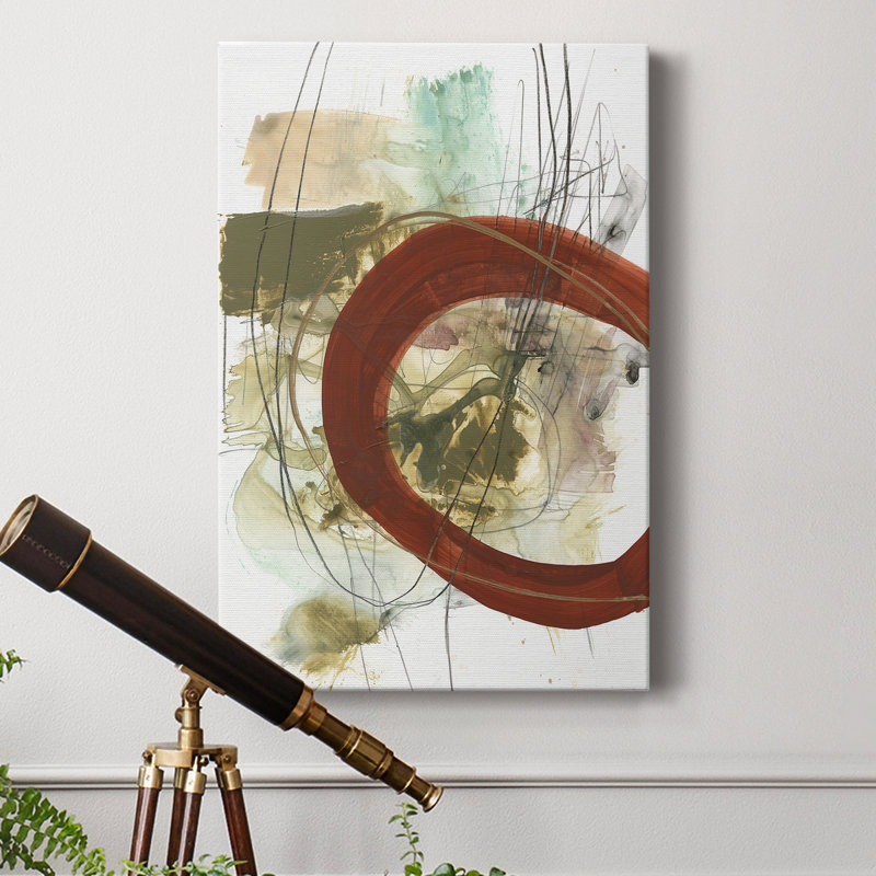 Rusted Loops II - impression sur toile tendue, H 27 po x l 18 po x P 1 po