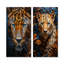 Ensemble de salon symbolique 2 animaux Jaguar Presence-1064936355-1064936352