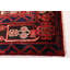 Tapis noir, rouge Anadol 4 pi 4 po x 6 pi 9 po