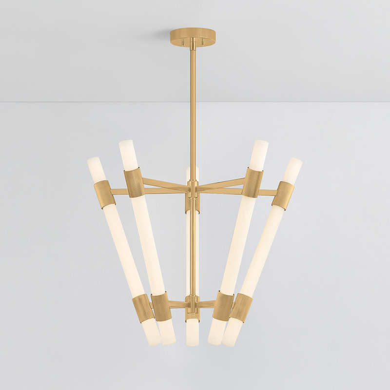 Lustre Krakow en laiton rétro