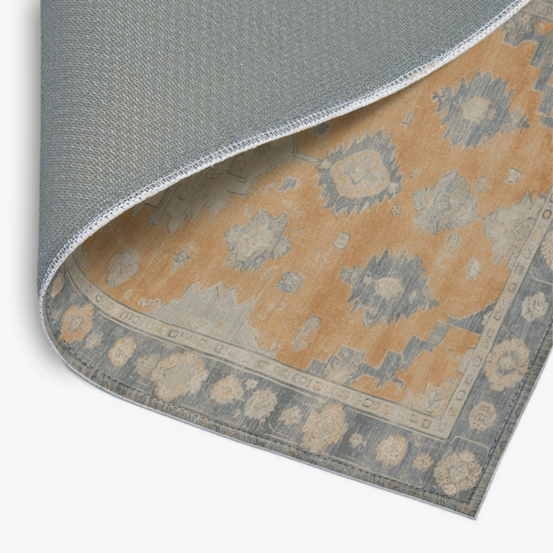 Tapis gris intérieur et extérieur surteint, Rectangle 4pi x 6 pi