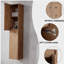 Meuble-lavabo mural avec lavabo et armoire latérale, porte à fermeture en douceur, armoire combinée-1221132723