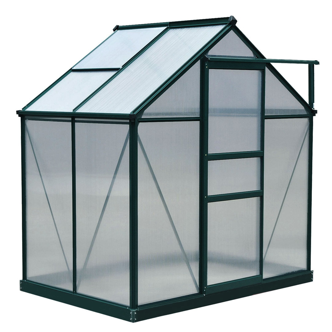 Calhoon 6.2 ft W x 4.3 ft D Hobby Greenhouse