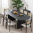 Oval Wood Dining Table Double Pedestal Kitchen Table-291840972-291840974