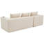 Classic Minimalist Fully Compressed L Sofa, For Small Living Rooms And Apartments-132950142