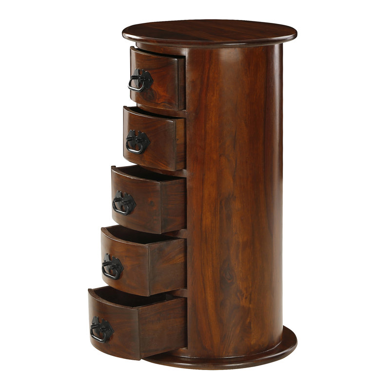 Sanabria 40cm W Solid Wood Bedside Table