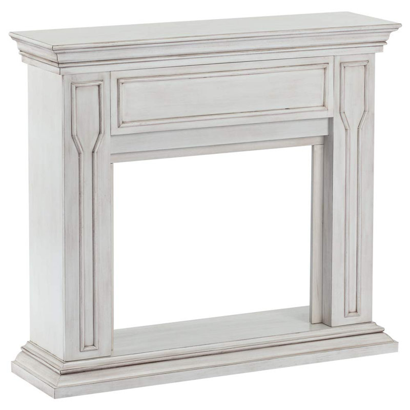 Pourtour de foyer Breckenridge, Blanc rustique