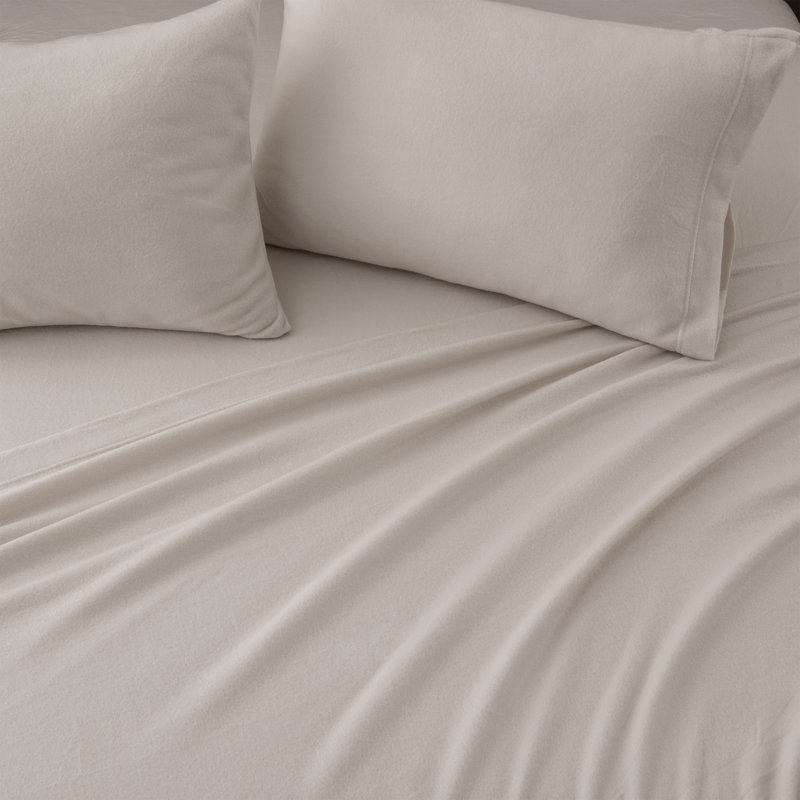Ivory King Size Ultra Soft Polyester Sheet Set