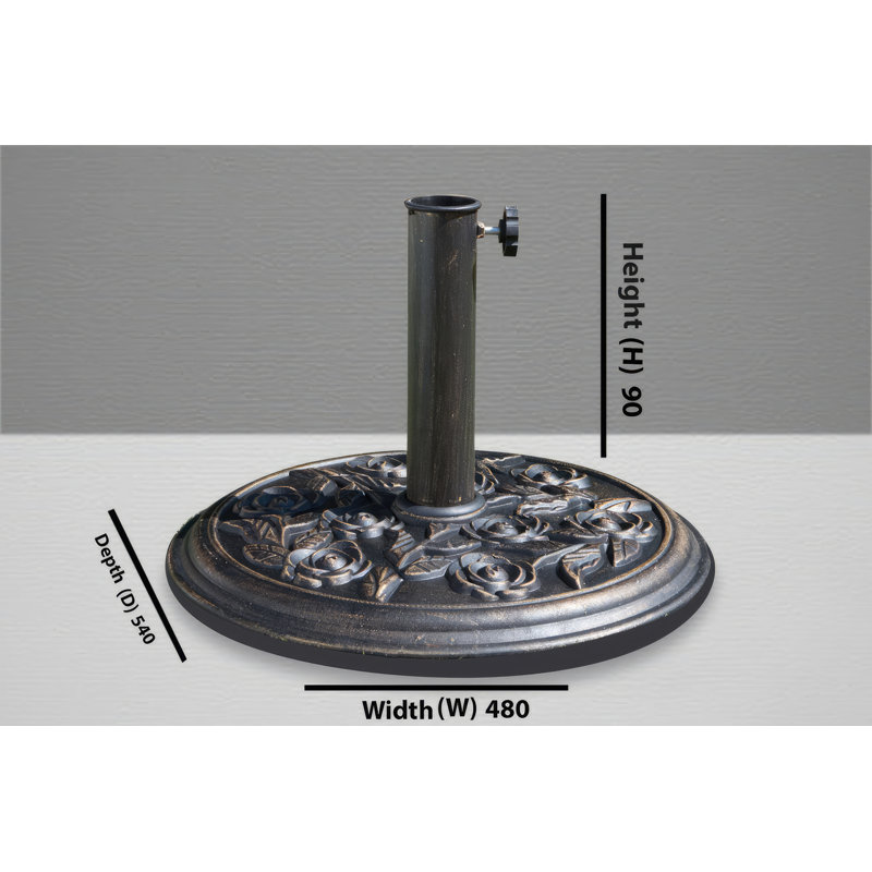 Heer 9kg Metal Free Standing Umbrella Base