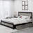Industrial Platform Bed Frame With 4 Storage Drawers And Charge Station-1082976035-1110589058