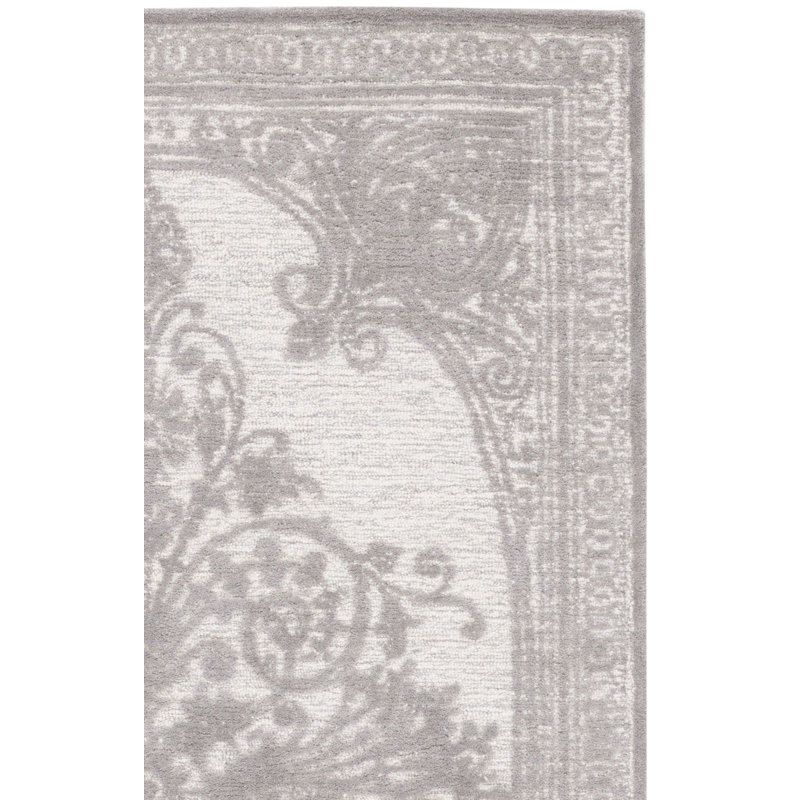 Metro Hand Tufted Wool And Cotton With Latex Oriental Rug, Rectangle 6' x 9'