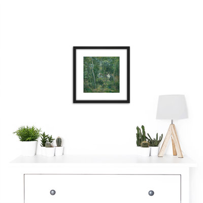 Pissarro Edge of Woods Near LHermitage Pontoise by Camille Pissarro - 1 Piece Single Picture Frame Painting