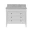 Ensemble de meuble-lavabo simple 30 po avec armoire blanche et comptoir en marbre de Carrare Francfort-1794809429-1811490143