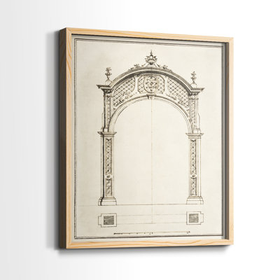 Arch Framed Print - Solid Wood