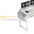 Asel Steel Computer Desk-1206937509-1206937560
