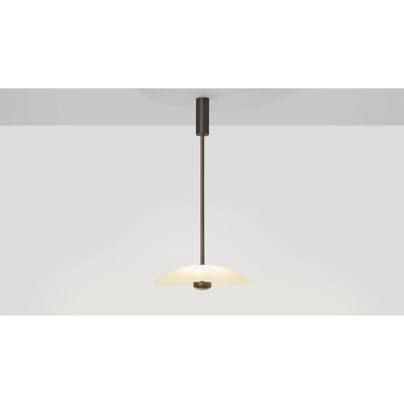 Cielo 1 - Light LED Pendant, Bronze, 3.30" H x 12.40" W