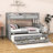 Figueredo Twin Over Full Bunk Bed with Built-In Ladder , Trundle Bed Included-2023794918