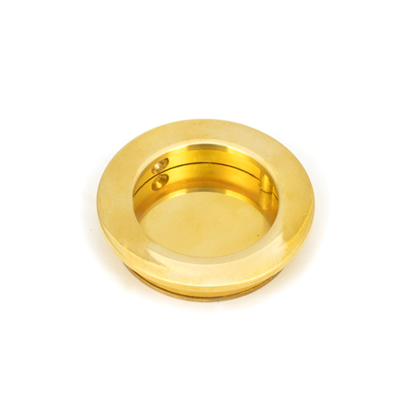 Polished Nickel 60Mm Plain Round Pull, 4 cm, Polished Brass